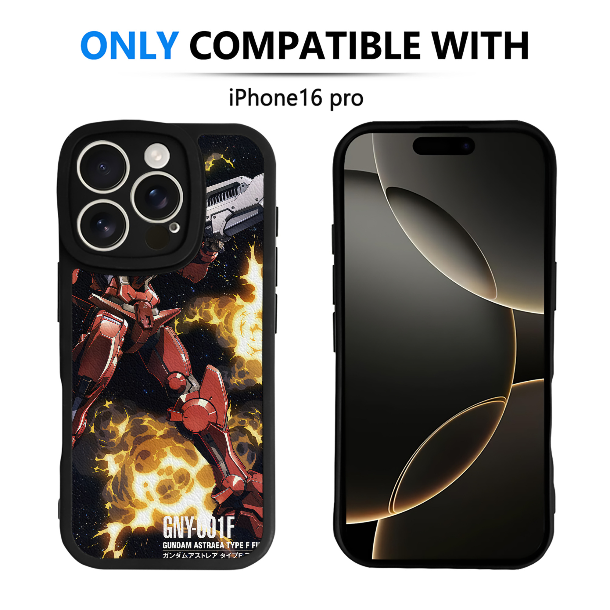 （画像用） 機動戦士ガンダム Mobile Suit Gundam 【iPhone 16シリーズ対応】シリコンスマホケース（レザー調） 材質：シリコン